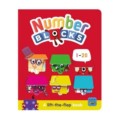 Numberblocks 1-20 넘버블럭스 수학 플랩북 영어원서, 단품