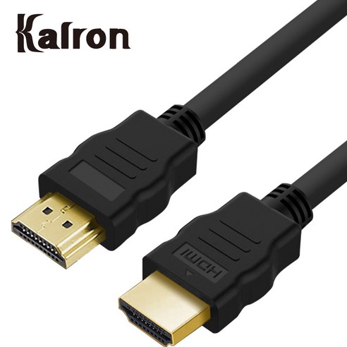칼론 HDMI 2.1Ver 8K 케이블 블랙, 1개, 1m