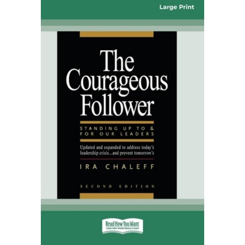 (영문도서) The Courageous Follower [Standard Large Print 16 Pt Edition] Paperback, ReadHowYouWant, English, 9780369361103