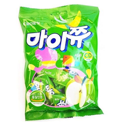 크라운 마이쮸 사과필로우 츄잉캔디, 15개, 92g