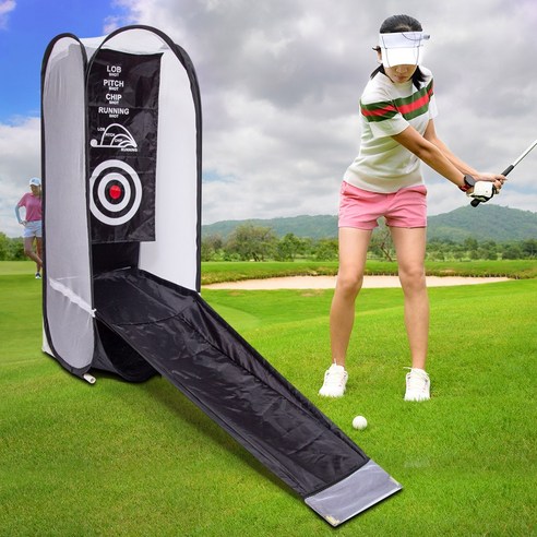 실내에서 쉽고 효과적으로 골프 스윙을 연습하세요.