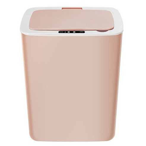 모션인식 스마트센서 자동 휴지통 쓰레기통 15L, 핑크(건전지미포함)