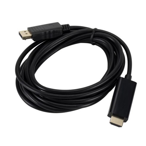 HDMI 케이블 AV 고속 컨버터 어댑터 와이어 코드 HD 9.8FT 에 포트 DP 표시, 4.5cm x 2.8cm x 1m, 블랙, 플라스틱