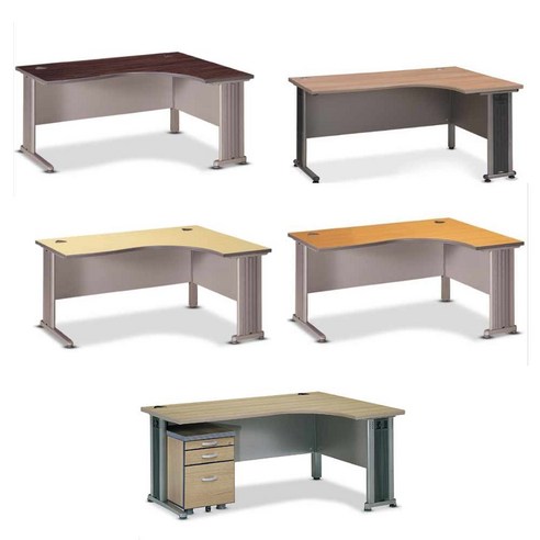 효율적이고 기능적인 사무실 공간을 위한 L형퍼즐책상