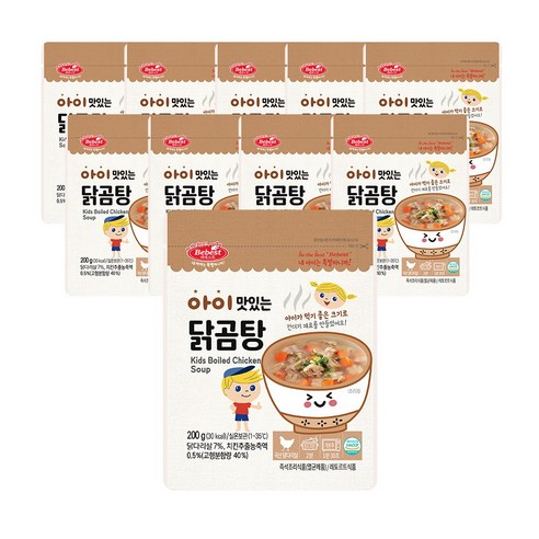 베베스트 아이 맛있는 닭곰탕 200gx10개, 10개, 200g
