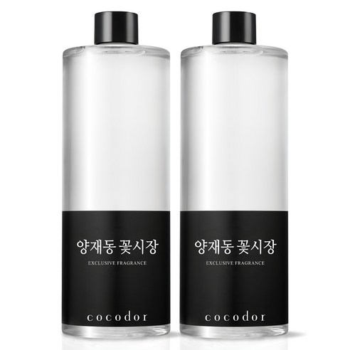 코코도르 디퓨저 리필, 양재동꽃시장, 500ml, 2개