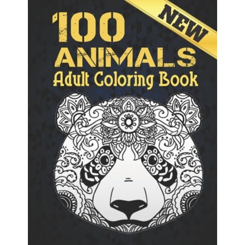 Animals Adult Coloring Book New: Coloring Book Stress Relieving Animal ...