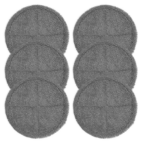 물걸레청소기 원형 물걸레패드 휴스톰 오토싱 SK매직 한경희 애니스 호환 극세사 걸레 (걸레크기 21~22cm), 3세트, 21~22cm 회색 극세사