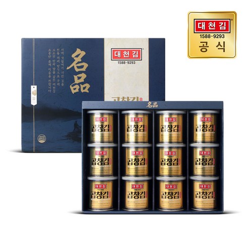 대천김 명품 캔김 세트 30g 4캔, 1개, 단품