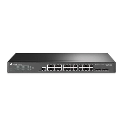 TP-Link TL-SG3428 24포트 기가비트 스위치, 24 포트 + 4 SFP 슬롯