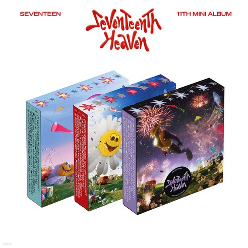 세븐틴 미니앨범 11집 SEVENTEENTH HEAVEN 헤븐 음악의신 SOS 다이아몬드 데이 포카 포토북 CD, PM 10:23 VER