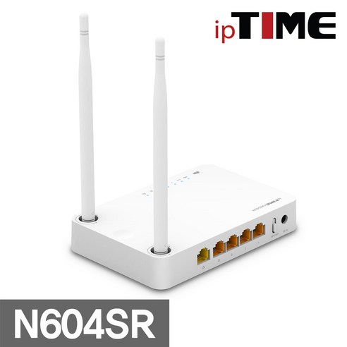 ipTIME 유무선 공유기, N604SR, 1개