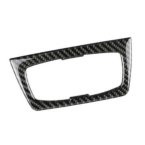 노 브랜드 -BMW F30 F31 F32 F33 F34 3 시리즈 328I 325I 2012-2020 자동 헤드 라이트 스위치 프레임 인테리어 커버, 탄소 섬유 색상