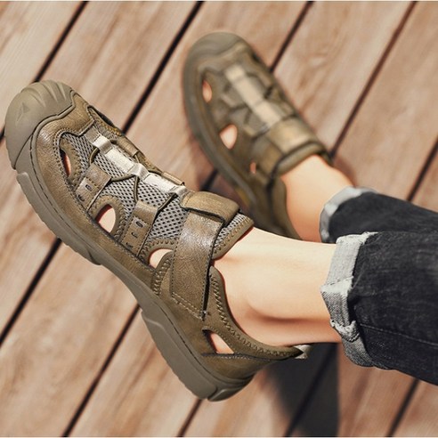 발 땀 걱정 없이 쾌적하게! POMTOR 남자 샌들로 스타일과 편안함을 한번에!