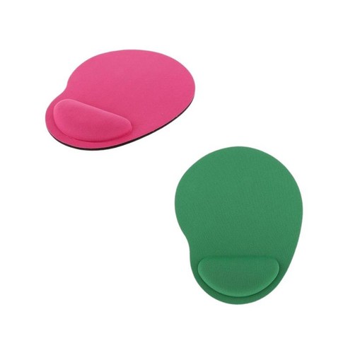 2X Comfort Soft Gel Rest 손목 지원 매트 마우스 패드 게임 싼 장미 레드, 핑크 + 그린, 설명한대로, PU + EVA.