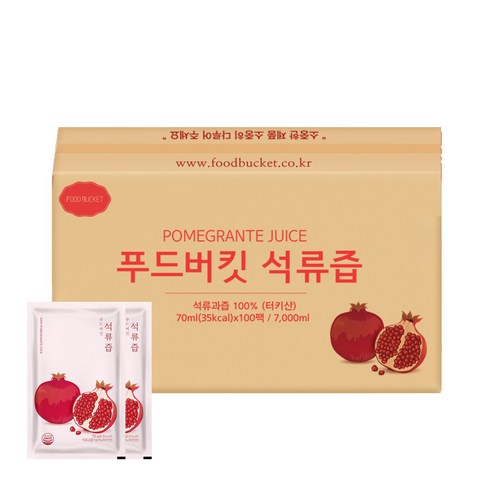푸드버킷 석류즙, 70ml, 100개입