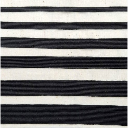 골지 허리고무줄 바지고무줄 납작 타래고무줄 (2색상), 1세트, 4MM(블랙) 10yard