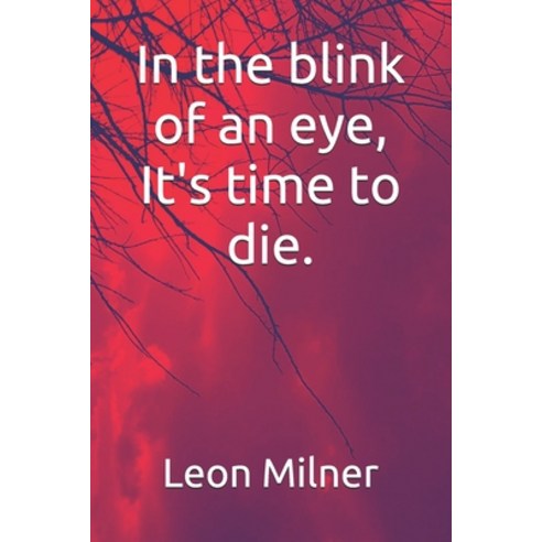 (영문도서) In the blink of an eye it''s time to die. Paperback, Independently Published, English, 9798643751557