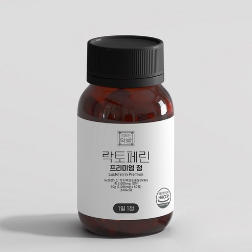 이상한약방 락토페린 1000mg 60정 프리미엄정 초유, 10개월분*5통, 5개