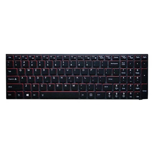 Ideapad 컴퓨터용 노트북 미국 영어 키보드 레이아웃, 블랙, 380x240x5mm, 플라스틱