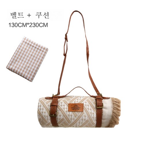 DFMWI.피크닉 매트.Picnic mat.--피크닉 매트 방습 매트 두꺼운 야외 매트 휴대용 방수 봄나들이 매트 피크닉 야취평 매트, 업그레이드벨트스타일방습매트130*230Cm