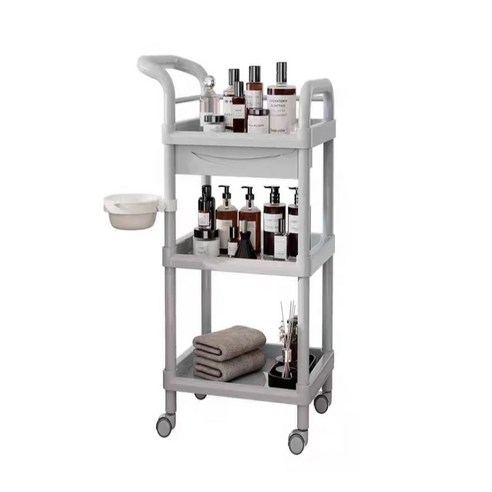 미용사 미용 반영구 카트 타투 무빙 웨건 피부샵 트레이, 대량 상담 서비스, 50x34x90cm, 1개