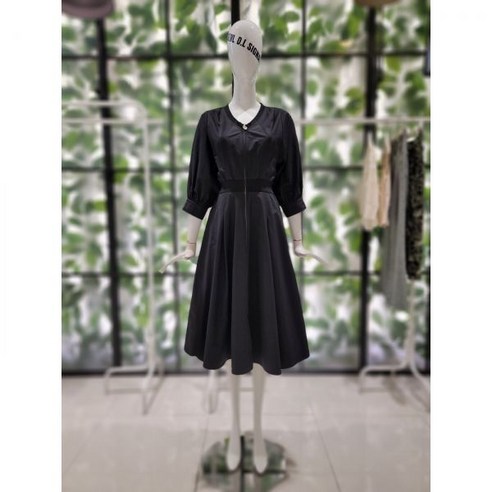 [듀엘] 허리 밴딩 집업 원피스 L233PSE012(3167736) 백화점 듀엘원피스