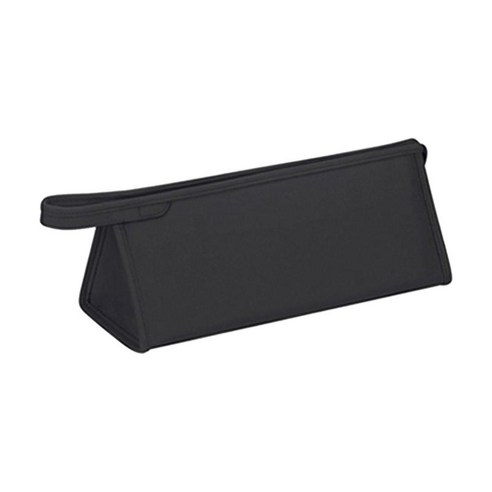 교정 용 욕실 침실 용 보관 가방 방진 충격 방지 헤어 드라이어, 검은 색, 13.78x5.51x5.91inch., 우레탄