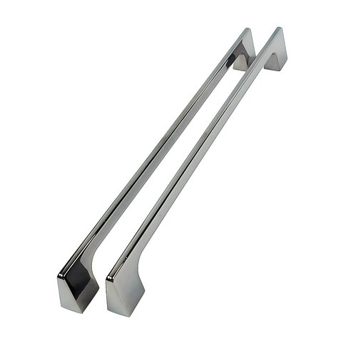 셀리나(DH-340)x2개세트 / 손잡이닥터 가구손잡이 2구손잡이(256mm) 싱크대손잡이, 셀리나(DH-340)x2개, 흑니켈유광, 미니드라이버세트, 2개