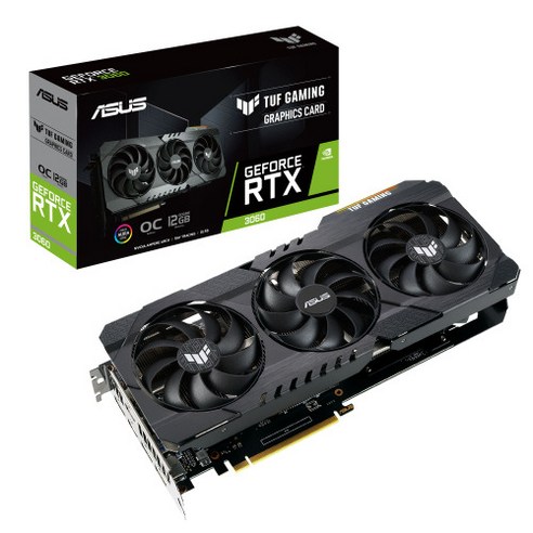 ASUS TUF 지포스 그래픽카드 RTX 3060 O12G GAMING V2 OC D6 12GB LHR