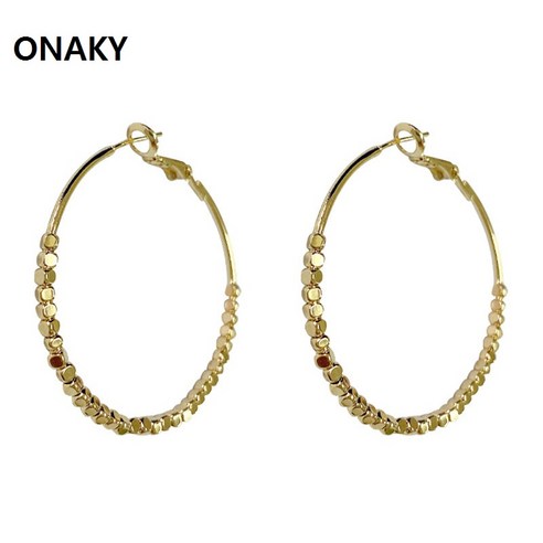 ONAKY 14k 그레이트 심플링 귀걸이