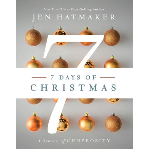 (영문도서) 7 Days of Christmas: A Season of Generosity Hardcover, Abingdon Press, English, 9781501888274
