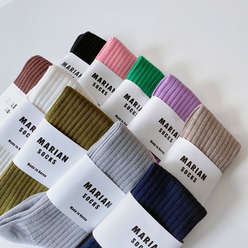 일상과 운동을 아우르는 스타일리시한 논****** 데일리 골지 니삭스