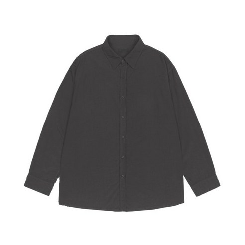 GLW 굿라이프웍스 오버핏 나일론 피그다잉 셔츠 차콜 OVERFIT NYLON PIGDYING SHIRT CHARCOAL