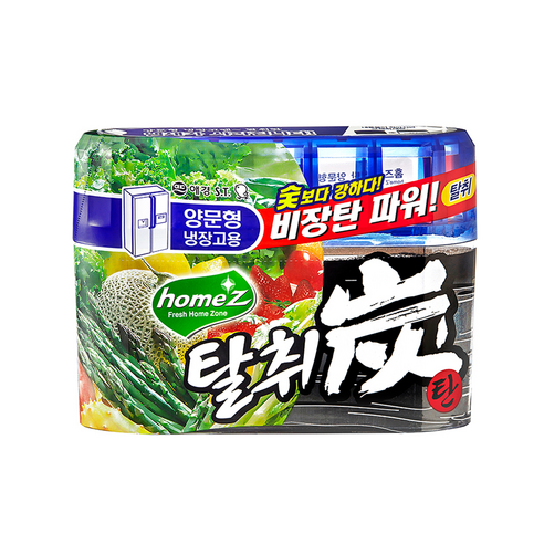 홈즈 탈취탄 양문형 냉장고용 본품, 240g, 9개