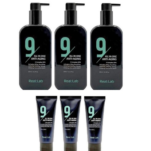 시간을 되돌리는 마법, 리얼랩 나인 올인원 안티에이징으로 완성하는 남성 피부 자신감 리얼랩