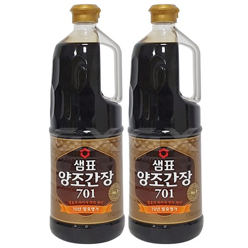 샘표 양조간장 701, 2개