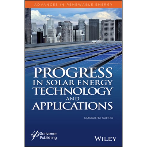 Progress in Solar Energy Technology and Applications Hardcover, Wiley-Scrivener
