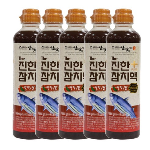 김하진의 참 맛있는 맛 The 진한 참치액 플러스, 5개, 1.05kg