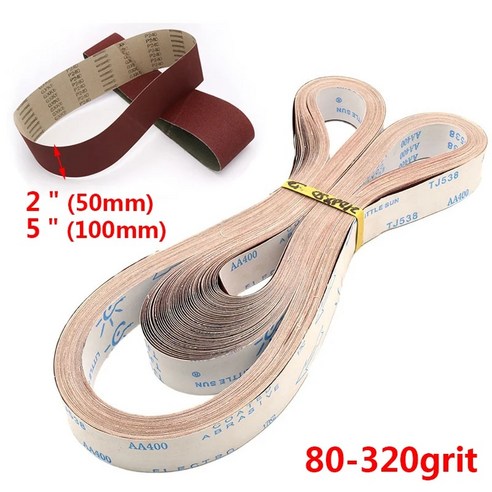 50x2100mm 100x915mm 샌딩 벨트 80-320 그릿 목재 금속 연마 사포 밴드 샌더 도구 2 quot5quot, [03] 150, [01] 100x915mm, 3)150  100x915mm, 1개
