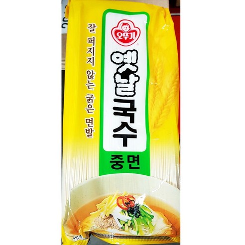 오뚜기 국수 중면, 900g, 1개