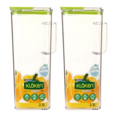 코멕스 청정물병 2p, Green, 1.9L