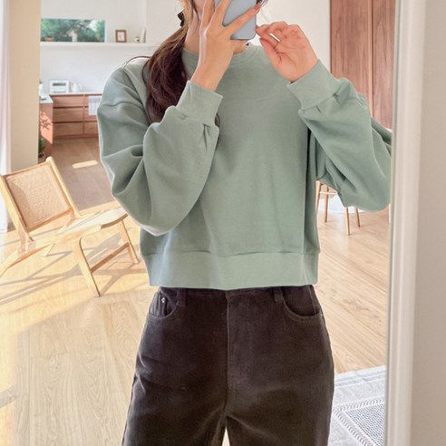 엔비룩 스페셜기모크롭맨투맨
