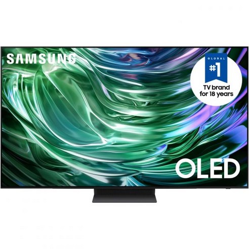 삼성 65인치급 올레드 4K S90D 시리즈 HDR 스마트 TV 돌비 애트모스 오브제 트래킹 사운드 라이트 모션 엑셀러레이터 리얼 뎁스 인핸서 AI 업스케일링 알렉사 내장형 Q, 55-Inch, TV Only