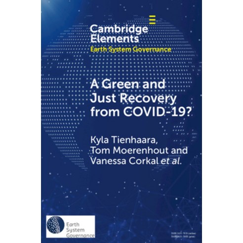 (영문도서) A Green and Just Recovery from COVID-19? Paperback, Cambridge University Press, English, 9781009319812