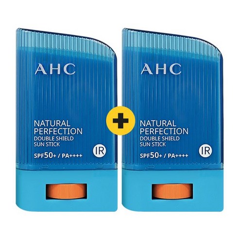 AHC AHC_1+1 내추럴 퍼펙션 더블 쉴드 선스틱 14g/22g, 14g 1+1