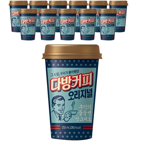 소와나무 다방커피 오리지널, 250ml, 36개