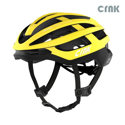 CRNK 크랭크 헬머 자전거헬멧 로드 어반 MTB 전기자전거 전동킥보드, 옐로우, 1개