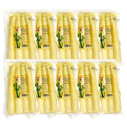 태국 절임 옐로우 죽순 350g baby bamboo shoot 350g 10팩, 10개
