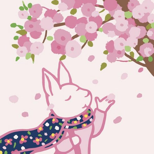 모모픽스페인팅 DIY유화그리기 25x25cm 소형, B31 꽃향기날리는날, 1개
